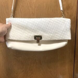 ELLIOTT LUCCA BEIGE CROSSBODY LEATHER HANDBAG